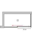 Душевой уголок GuteWetter Slide Rectan GK-863A левая 120x90 см стекло бесцветное, профиль хром
