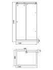 Душевой уголок Aquanet Gamma 1208-12 L