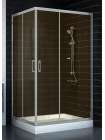 Душевой уголок Vegas Glass ZA-F 90*110 07 05 профиль матовый хром, стекло бронза