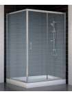 Душевой уголок Vegas Glass ZP+ZPV 120*100 07 02 профиль матовый хром, стекло шиншилла