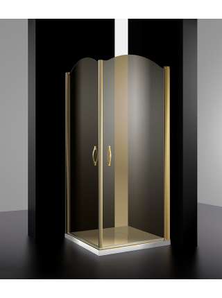 Душевой уголок Sturm Eleganz 100 gold тонированное