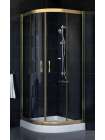 Душевой уголок Vegas Glass ZS-F 80*90 05 01 профиль бронза, стекло прозрачное