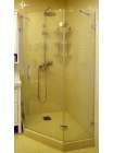 Душевой уголок GuteWetter Lux Festt GK-001 правый 100x100 см стекло бесцветное, фурнитура хром