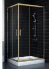Душевой уголок Vegas Glass ZA-F 80*100 05 01 профиль бронза, стекло прозрачное
