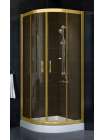 Душевой уголок Vegas Glass ZS 0080 09 05 профиль золото, стекло бронза