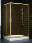Душевой уголок Vegas Glass ZA-F 90*120 09 05 профиль золото, стекло бронза