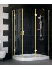 Душевой уголок Vegas Glass AFS-F 120*80 09 01 R профиль золото, стекло прозрачное