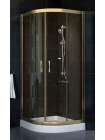 Душевой уголок Vegas Glass ZS-F 80*90 05 05 профиль бронза, стекло бронза