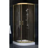 Душевой уголок Vegas Glass ZS-F 80*90 05 05 профиль бронза, стекло бронза