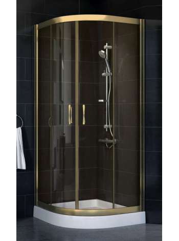 Душевой уголок Vegas Glass ZS-F 80*90 05 05 профиль бронза, стекло бронза