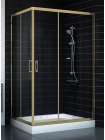 Душевой уголок Vegas Glass ZA-F 80*120 05 01 профиль бронза, стекло прозрачное