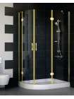 Душевой уголок Vegas Glass AFS-F 110*80 09 01 R профиль золото, стекло прозрачное