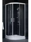 Душевой уголок Vegas Glass ZS-F 80*110 01 01 профиль белый, стекло прозрачное