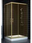 Душевой уголок Vegas Glass ZA-F 90*100 05 05 профиль бронза, стекло бронза