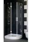 Душевой уголок Vegas Glass AFS-F 80*90 01 01 L профиль белый, стекло прозрачное
