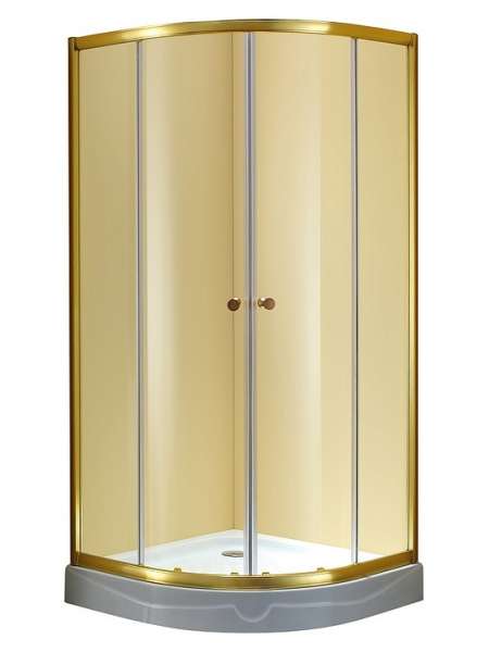 Душевой уголок Sturm Gallery 90 см new gold