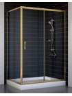 Душевой уголок Vegas Glass ZP+ZPV 120*80 05 01 профиль бронза, стекло прозрачное
