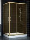 Душевой уголок Vegas Glass ZA-F 80*120 05 05 профиль бронза, стекло бронза