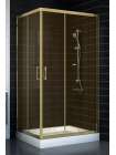 Душевой уголок Vegas Glass ZA-F 80*100 05 05 профиль бронза, стекло бронза