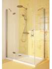 Душевой уголок GuteWetter Lux Rectan GK-103 левый 100x80 см стекло бесцветное, профиль хром