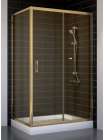Душевой уголок Vegas Glass ZP+ZPV 110*70 05 05 профиль бронза, стекло бронза
