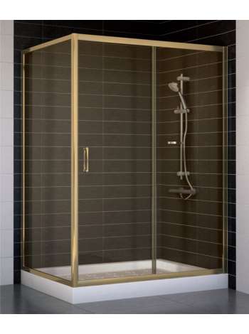 Душевой уголок Vegas Glass ZP+ZPV 130*90 05 05 профиль бронза, стекло бронза