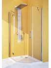 Душевой уголок GuteWetter Lux Meliori GK-101 левый 100x100 см стекло бесцветное, профиль хром