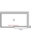 Душевой уголок GuteWetter Slide Rectan GK-863B левая 120x70 см стекло бесцветное, профиль хром