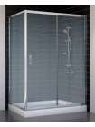Душевой уголок Vegas Glass ZP+ZPV 130*70 08 02 профиль глянцевый хром, стекло шиншилла