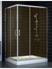 Душевой уголок Vegas Glass ZA-F 0120*100 08 05 профиль глянцевый хром, стекло бронза