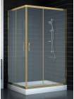 Душевой уголок Vegas Glass ZA-F 0110*100 05 10 профиль бронза, стекло сатин