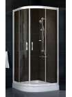 Душевой уголок Vegas Glass ZS-F 80*110 01 05 профиль белый, стекло бронза