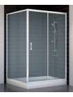 Душевой уголок Vegas Glass ZP+ZPV 120*100 01 10 профиль белый, стекло сатин