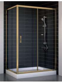 Душевой уголок Vegas Glass ZP+ZPV 120*70 05 01 профиль бронза, стекло прозрачное