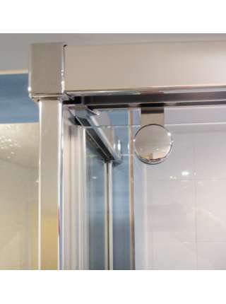 Душевой уголок GuteWetter Slide Rectan GK-863A правая 150x70 см стекло бесцветное, профиль хром