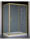 Душевой уголок Vegas Glass ZP+ZPV 120*90 09 10 профиль золото, стекло сатин