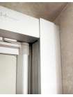Душевой уголок GuteWetter Practic Rectan GK-402 правая 100x80 см стекло бесцветное, профиль матовый хром
