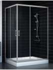 Душевой уголок Vegas Glass ZA-F 90*120 07 01 профиль матовый хром, стекло прозрачное