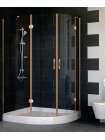 Душевой уголок Vegas Glass AFS-F 120*90 05 01 L профиль бронза, стекло прозрачное