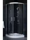 Душевой уголок Vegas Glass ZS-F 80*90 08 01 профиль глянцевый хром, стекло прозрачное