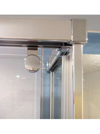 Душевой уголок GuteWetter Slide Rectan GK-863A левая 110x70 см стекло бесцветное, профиль хром