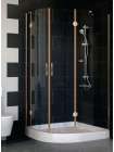 Душевой уголок Vegas Glass AFS-F 110*100 05 01 R профиль бронза, стекло прозрачное