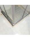 Душевой уголок GuteWetter Practic Square GK-422 100x100 см стекло бесцветное, профиль матовый хром