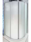 Душевой уголок GuteWetter Practic Round GK-401 100 см стекло матовое, профиль матовый хром