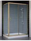 Душевой уголок Vegas Glass ZP+ZPV 120*70 05 02 профиль бронза, стекло шиншилла