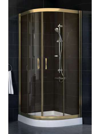Душевой уголок Vegas Glass ZS-F 80*100 05 05 профиль бронза, стекло бронза