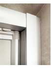 Душевой уголок GuteWetter Practic Rectan GK-401 правая 85x80 см стекло бесцветное, профиль матовый хром