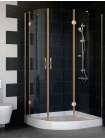 Душевой уголок Vegas Glass AFS-F 110*90 05 01 R профиль бронза, стекло прозрачное