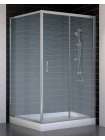 Душевой уголок Vegas Glass ZP+ZPV 110*100 07 02 профиль матовый хром, стекло шиншилла