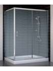 Душевой уголок Vegas Glass ZP+ZPV 140*80 08 02 профиль глянцевый хром, стекло шиншилла
